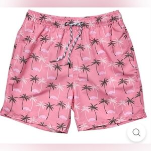 NWT Snapper Rock Volley Board Short Palm Paradise Swim Trunk (Size: L)